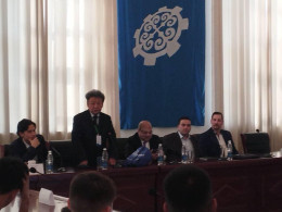 Participants of the Forum World Rectors visited the International Graduate School of Logistics