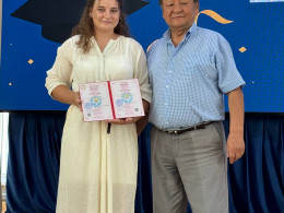 Diploma Award Ceremony for Graduates of the International Higher School of Logistics!