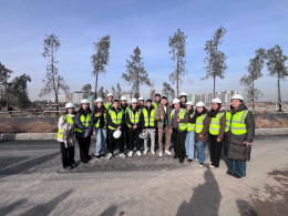 Эл аралык логистика жогорку мектебинин студенттери  Royal Central Park курулуш компаниясына барышты