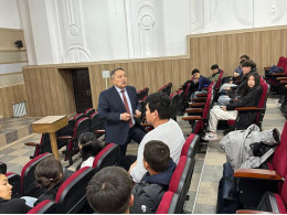 UNIDO Expert Marat Usupov Delivered a Lecture at the International Higher School of Logistics
