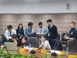 Студенты 2 курса КГТУ Международной высшей школы логистики приняли участие в международной конференции UNIMUN