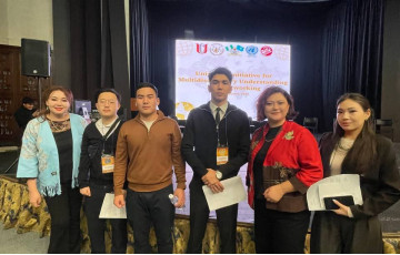 КГТУнун Эл аралык жогорку логистика мектебинин 2-курс студенттери UNIMUN эл аралык конференциясына катышты